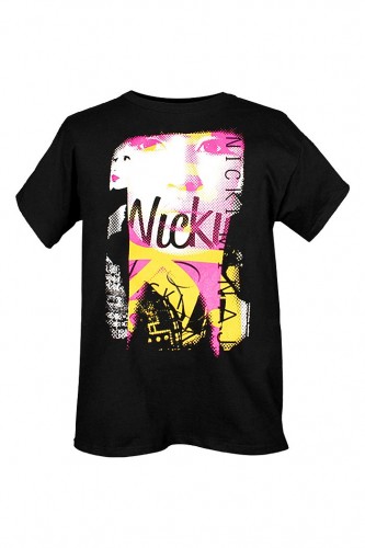 Nicki Minaj Nicki Pixel Slim-Fit T-Shirt Price: $20.00-24.00